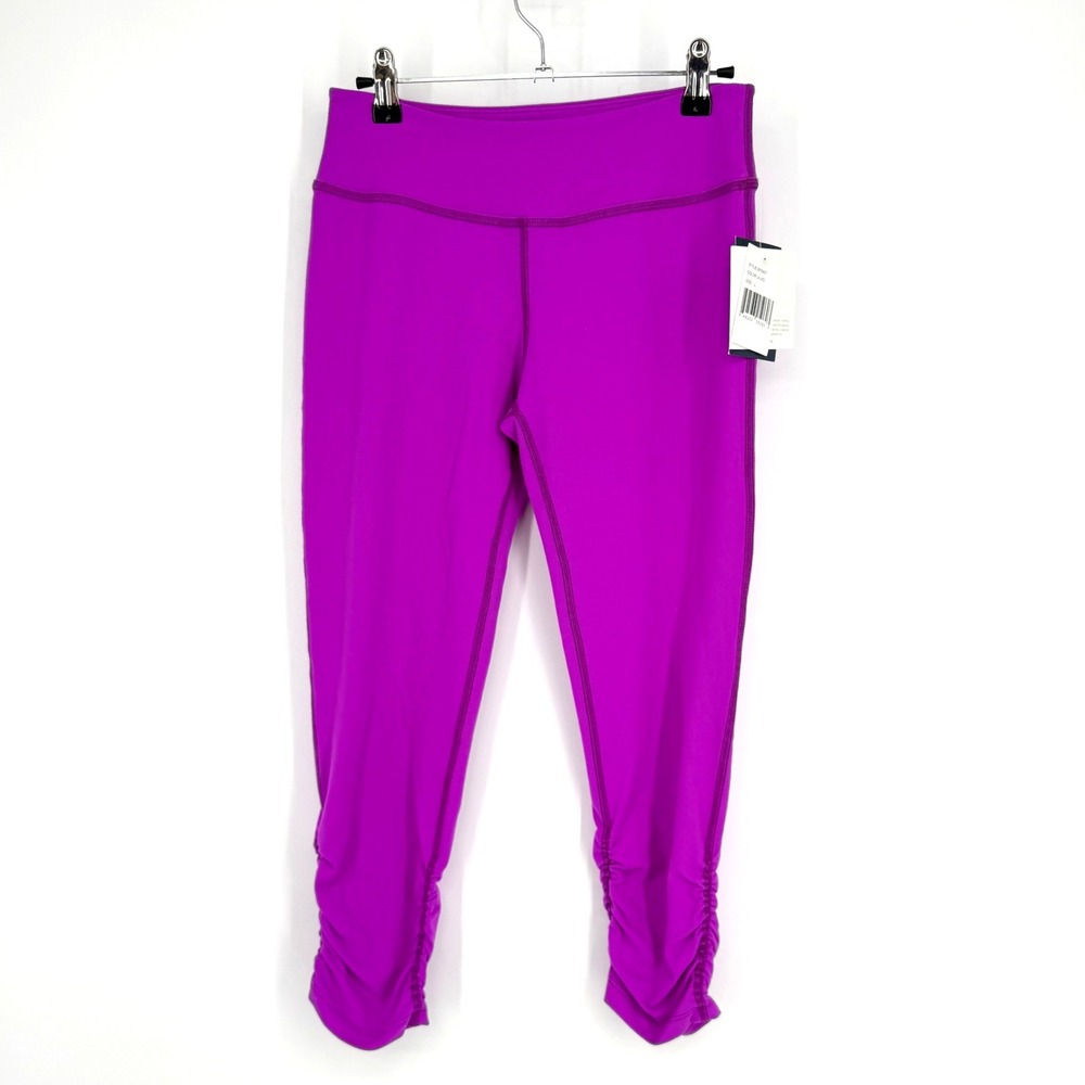 NWT Beyond Yoga Womens Ultra Violet‎ Essential Gathered Leggings SP3007 Purple L